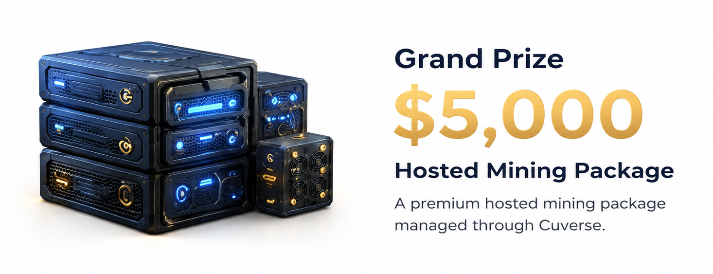 Hosted mining grand prize placeholder