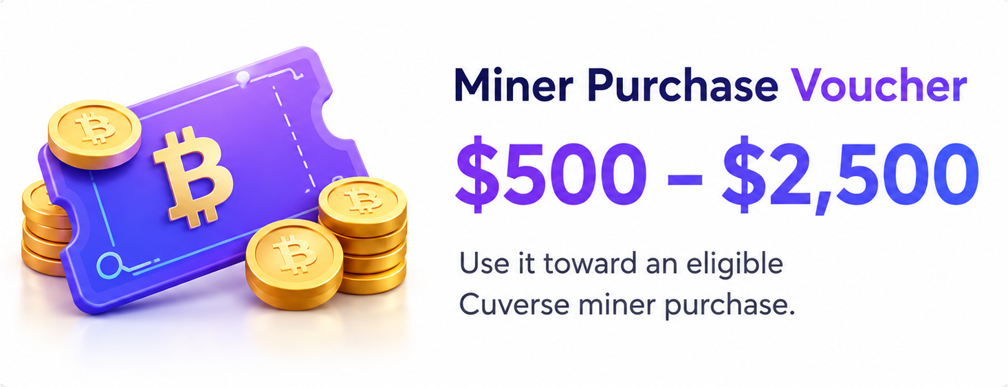 Miner purchase vouchers placeholder